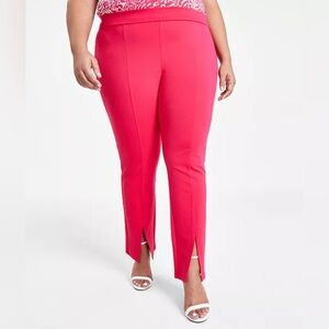 Michael Kors Plus Size Split-Hem Legging Pants